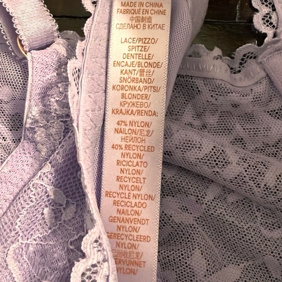 Savage X Fenty by Rihanna lavender Satin Bra 36DD - Picture 8 of 8